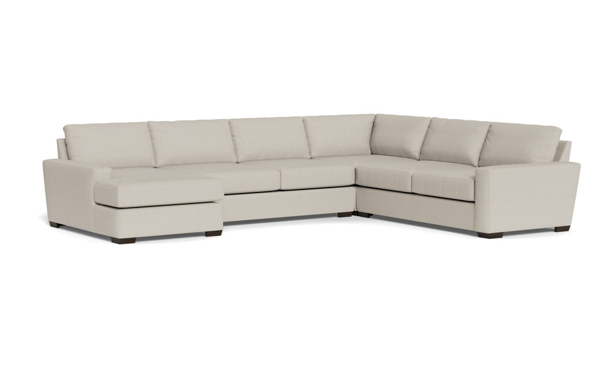 Mas Mesa 162" Deep Corner Sectionals w. Left Chaise - Tropez Oyster