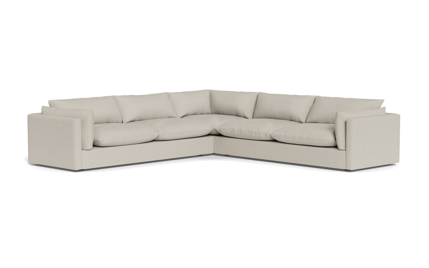 SoCo 124" Corner Sectional - Tropez Oyster