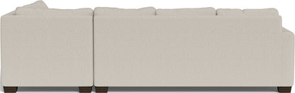 Track 121" Right Chaise Sectional - Tropez Oyster