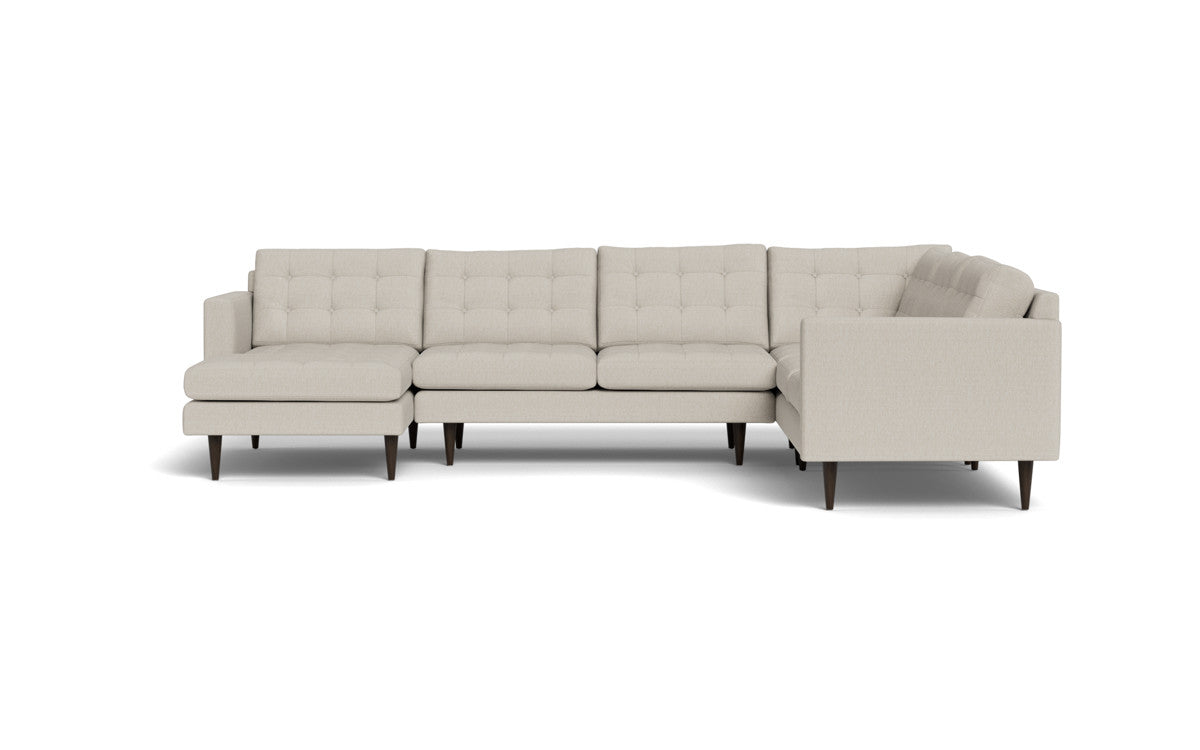 Wallace 131" Corner Sectionals w. Left Chaise - Tropez Oyster