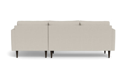 Wallace 98" Untufted Right Chaise Sectional - Tropez Charcoal