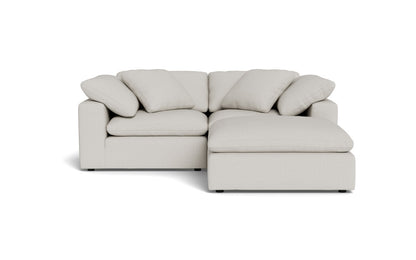 Fluffy 2 Piece Sofa w/Otto - Tussah Snow