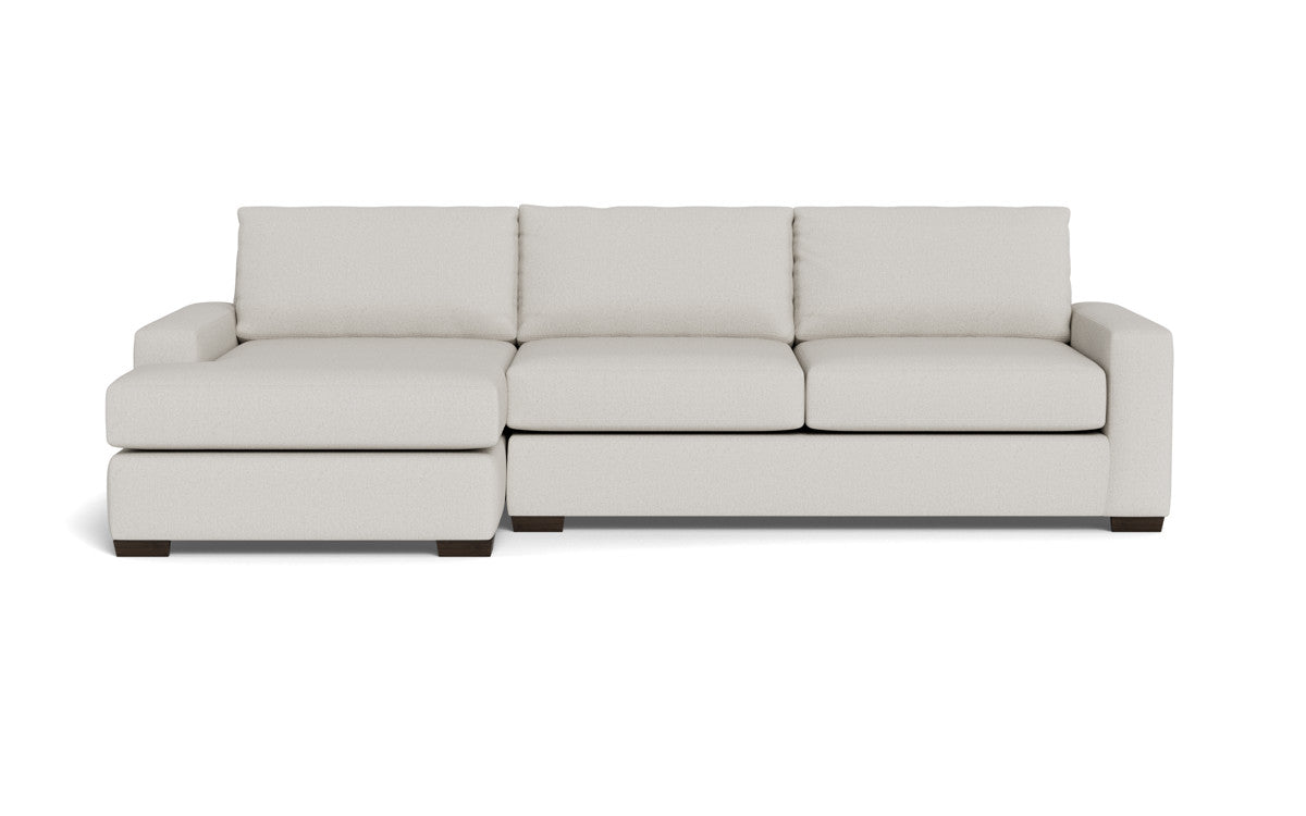 Mas Mesa 123" Deep Left Chaise Sectional - Tussah Snow