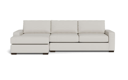 Mas Mesa 123" Deep Left Chaise Sectional - Tussah Snow