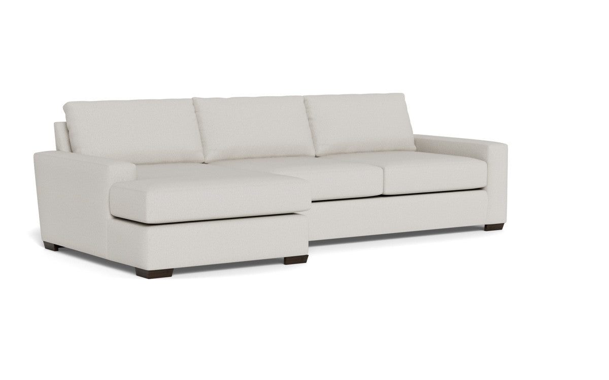 Mas Mesa 123" Deep Left Chaise Sectional - Tussah Snow