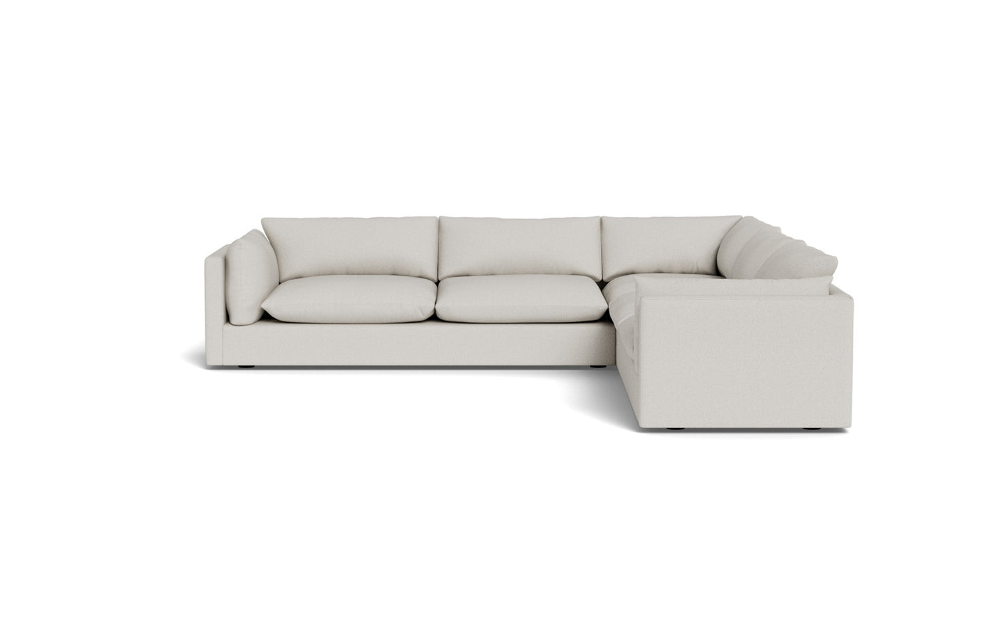 SoCo 124" Corner Sectional - Tussah Snow