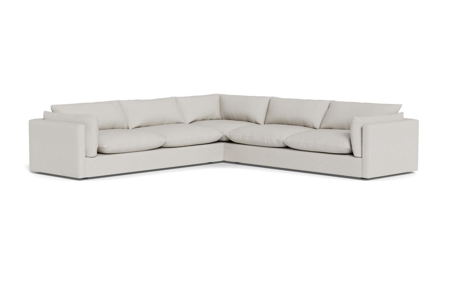 SoCo 124" Corner Sectional - Tussah Snow