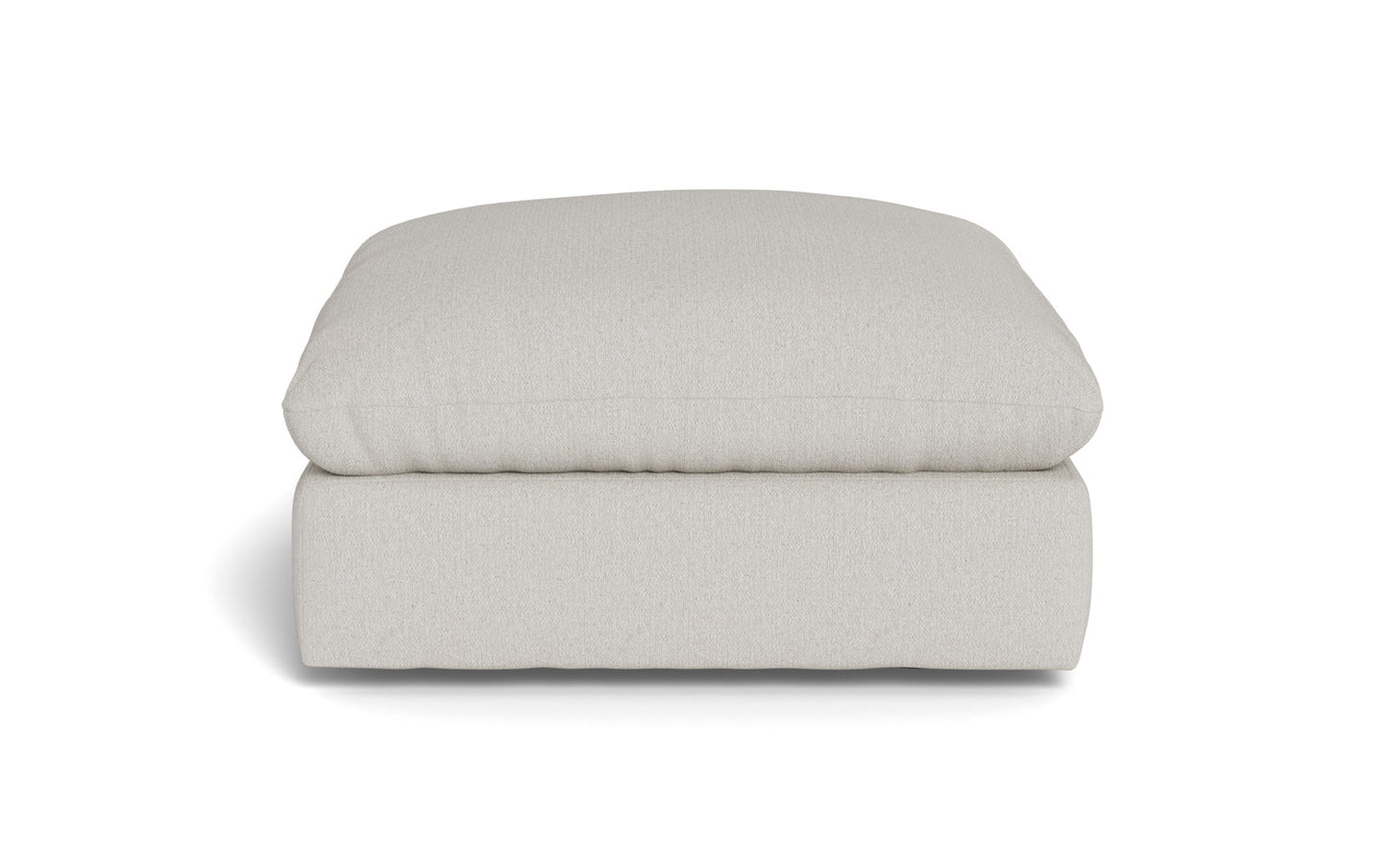 SoCo Ottoman - Tussah Snow