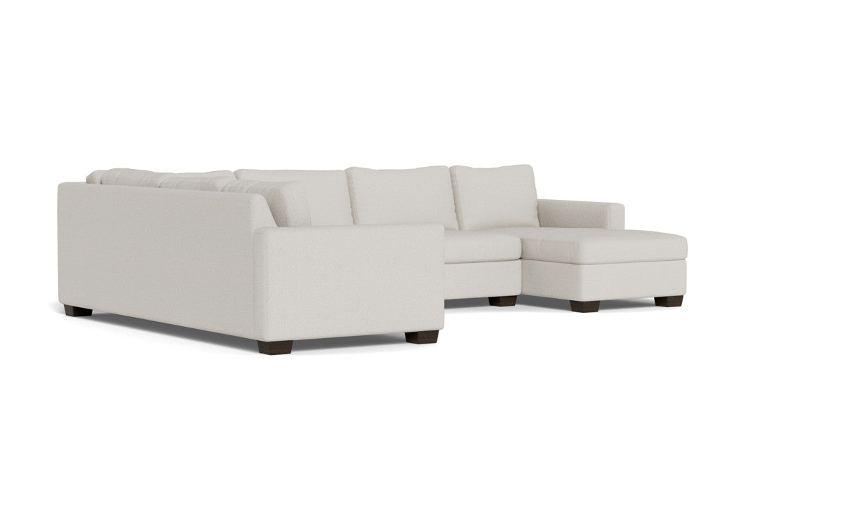 Track 141" Corner Sectionals w. Right Chaise - Tussah Snow
