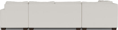 Track 141" Corner Sectionals w. Right Chaise - Tussah Snow