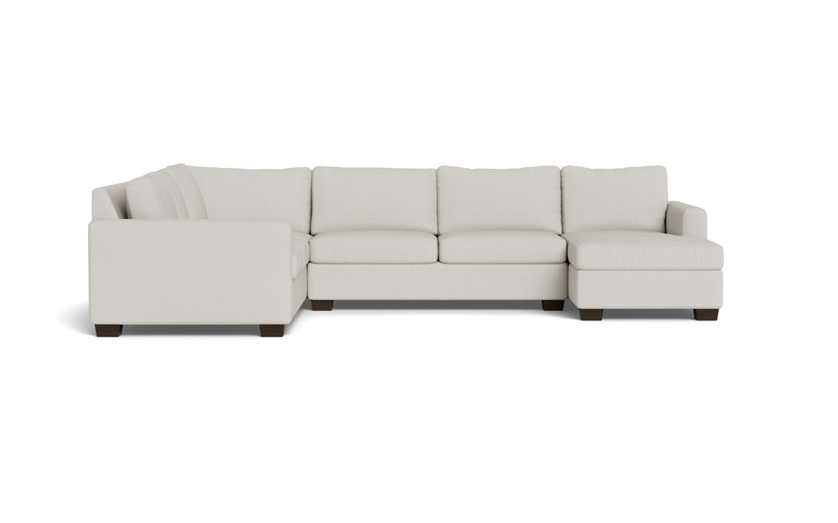 Track 141" Corner Sectionals w. Right Chaise - Tussah Snow