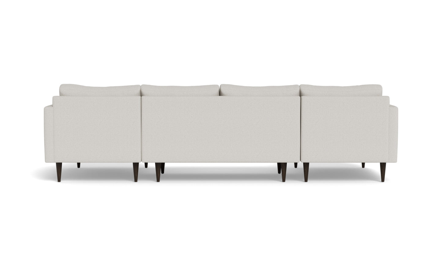 Wallace 126" Untufted Double Chaise U Sectional