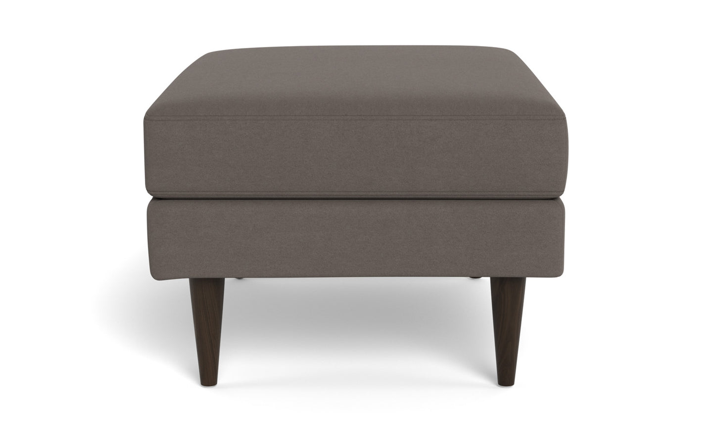 Wallace Untufted Ottoman - Toscana Otter