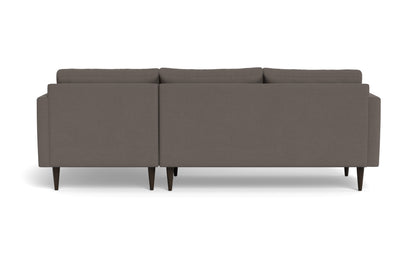 Wallace 98" Untufted Right Chaise Sectional - Superb Rust
