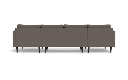 Wallace 126" Untufted Double Chaise U Sectional