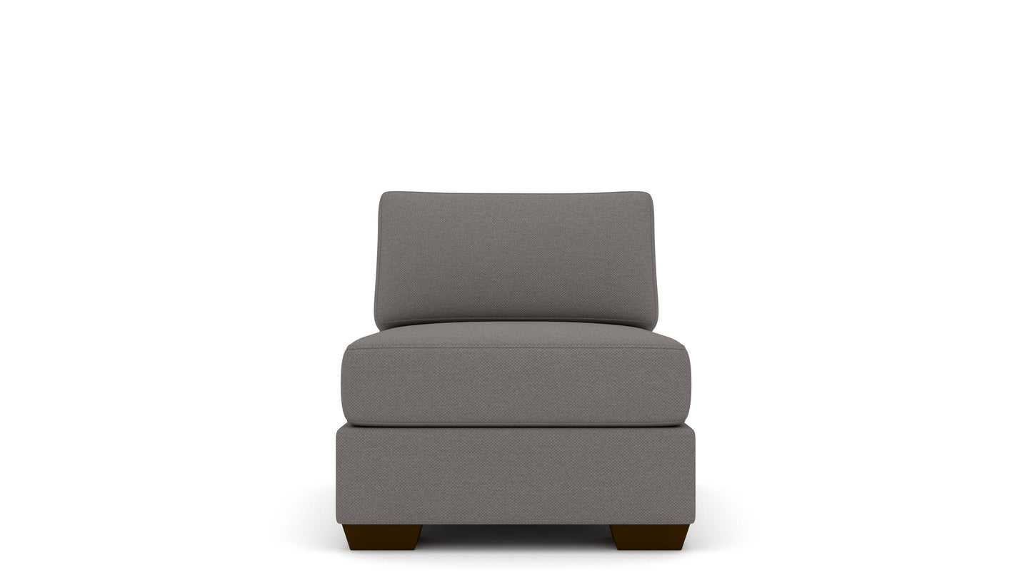 Track Armless Chair - Peyton Slate