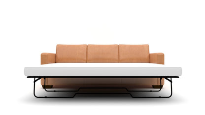 Track Leather Queen Sleeper Sofa