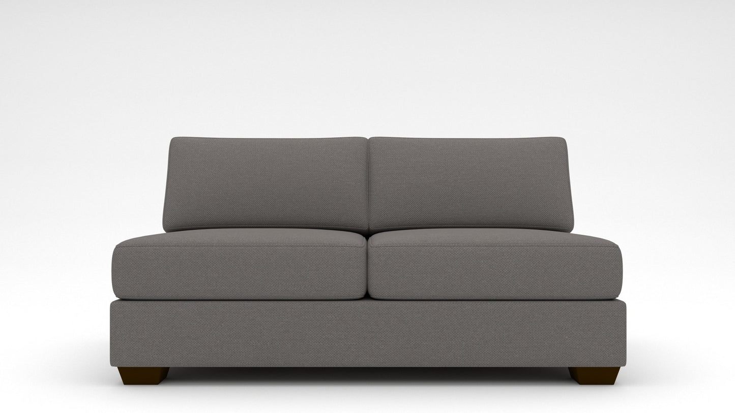 Track Armless Loveseat - Peyton Slate