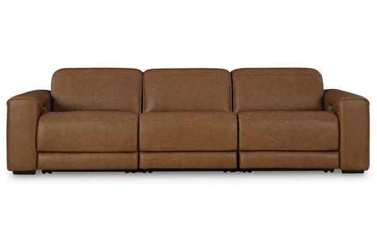 Rylee 3 PC Leather Sofa -