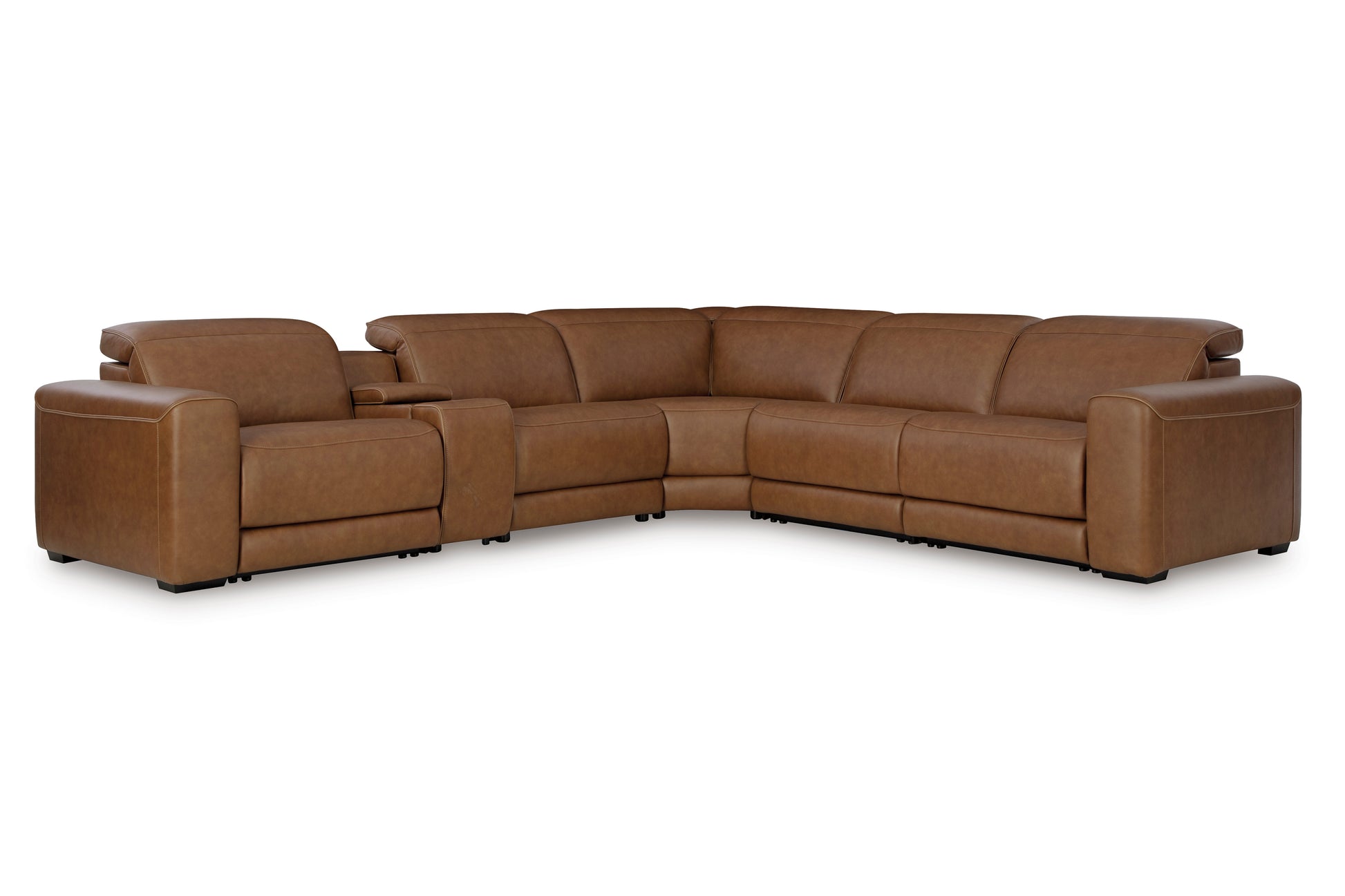 Rylee Leather Storage Console -