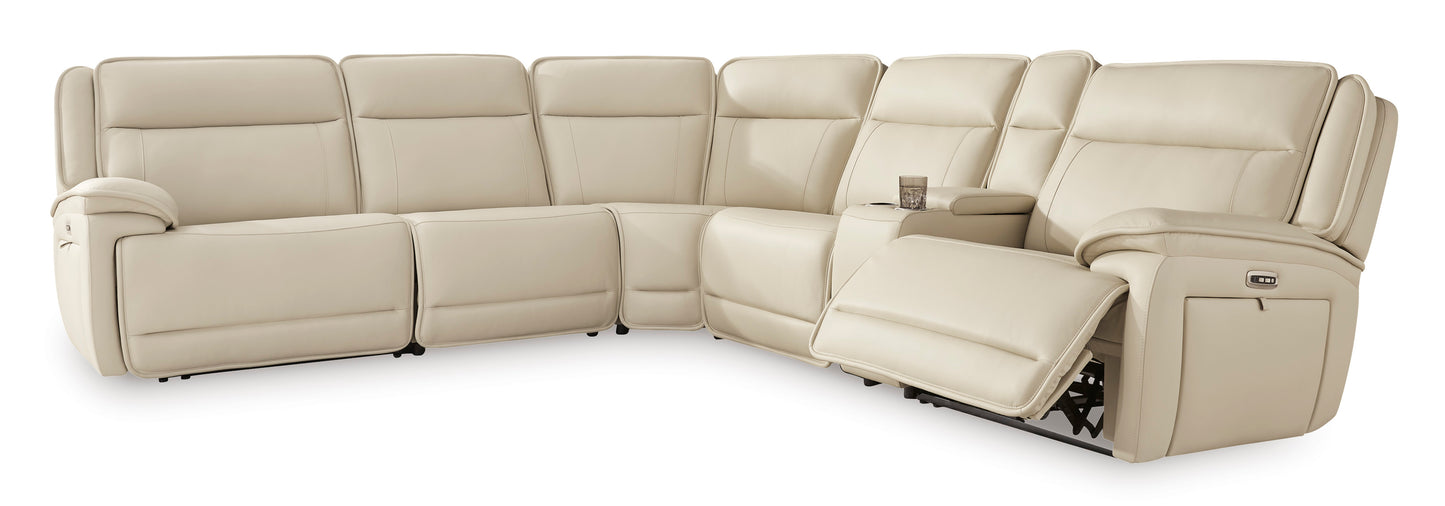 Demi Leather Armless Chair -