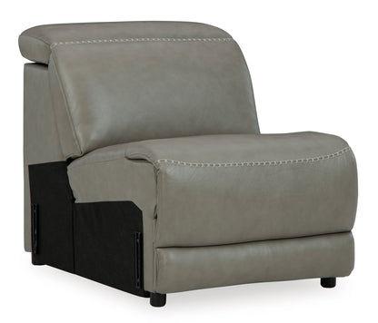 Cori Leather Armless Chair -