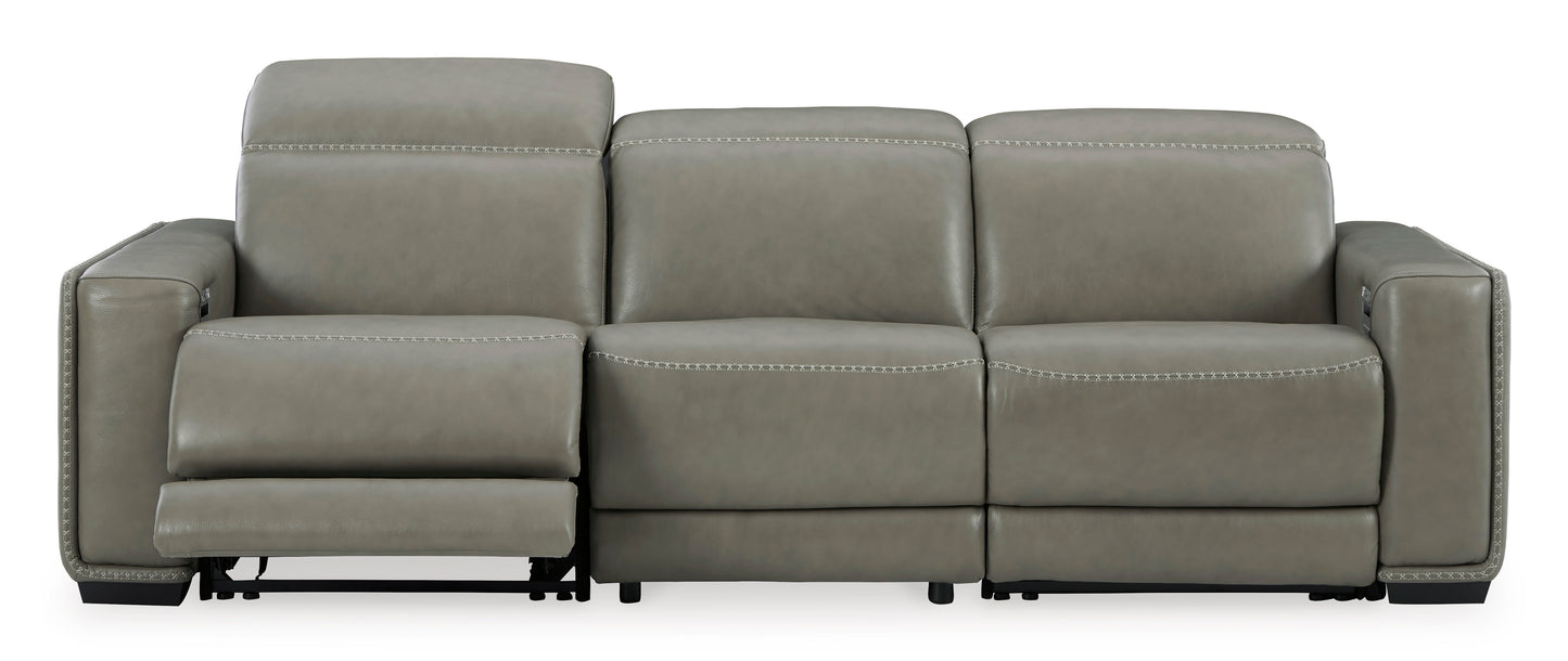 Cori 3 PC Leather Sofa -