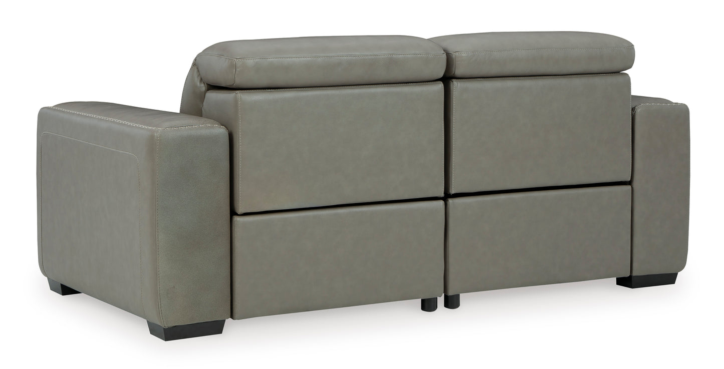 Cori 2 PC Leather Sofa -