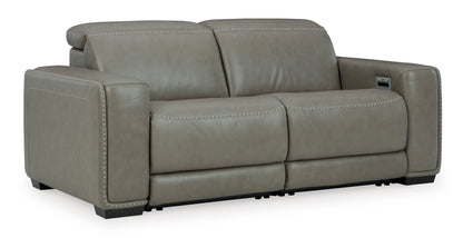 Cori 2 PC Leather Sofa -