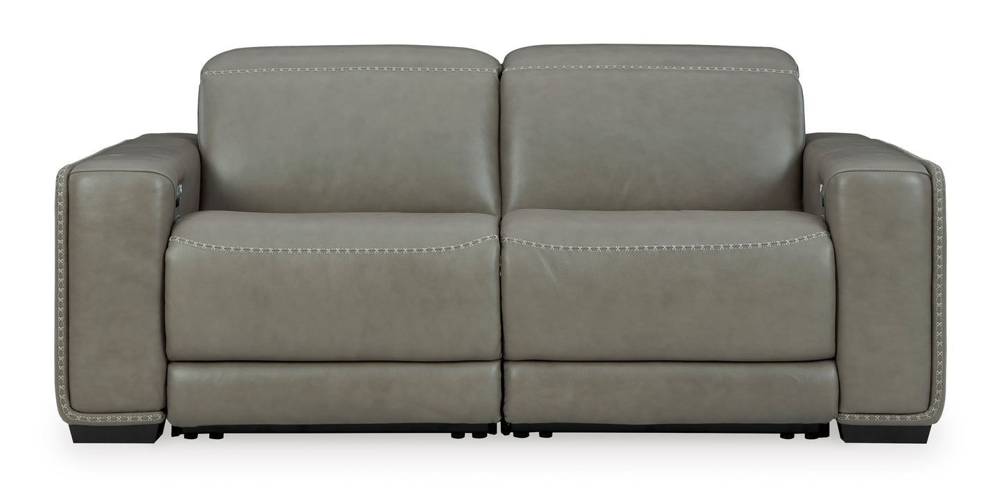 Cori 2 PC Leather Sofa -