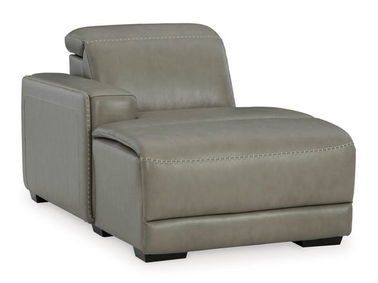 Cori Leather LAF Chaise -