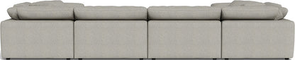 Fluffy 4 Corner U Sectional