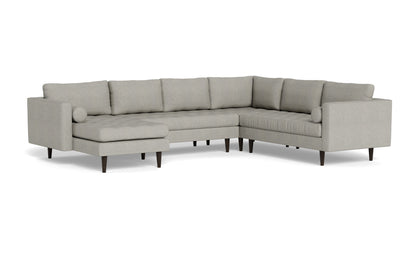 Ladybird 133" Corner Sectional with Left Chaise - Villa Dove