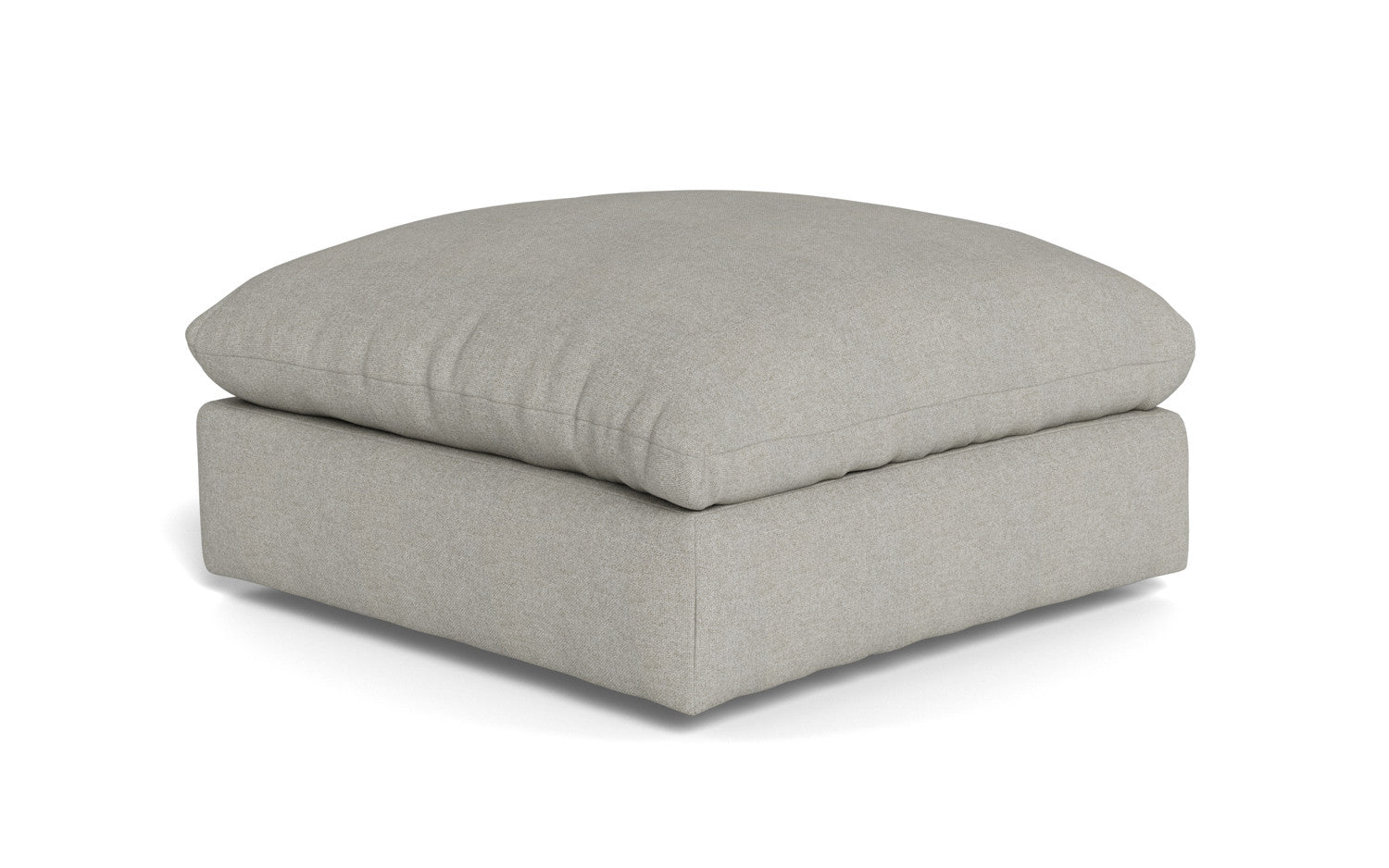 SoCo Ottoman - Tussah Snow