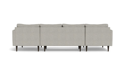 Wallace 126" Untufted Double Chaise U Sectional