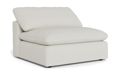 Fluffy Small Armless Chair - Villa Ivory