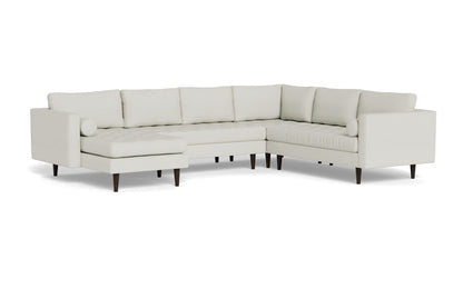 Ladybird 133" Corner Sectional with Left Chaise - Villa Ivory