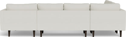 Ladybird 133" Corner Sectionals w. Right Chaise - Villa Ivory