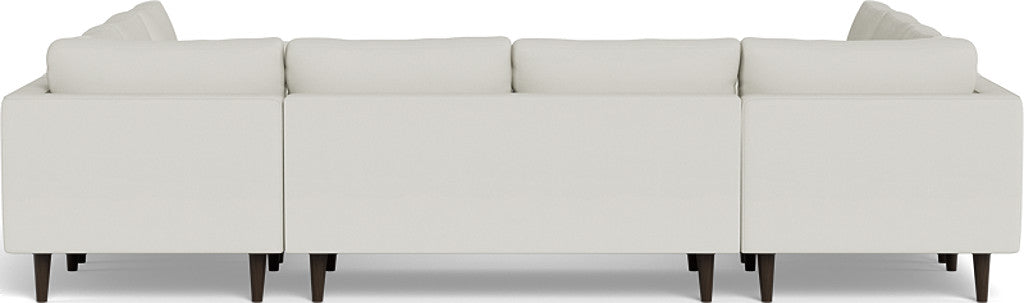 Ladybird 134" U Sectional - Villa Ivory