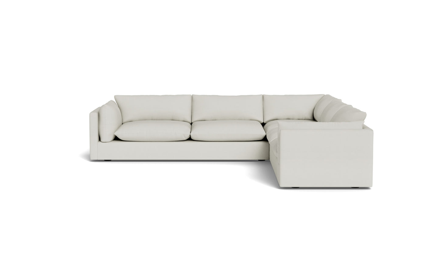 SoCo 124" Corner Sectional - Villa Ivory