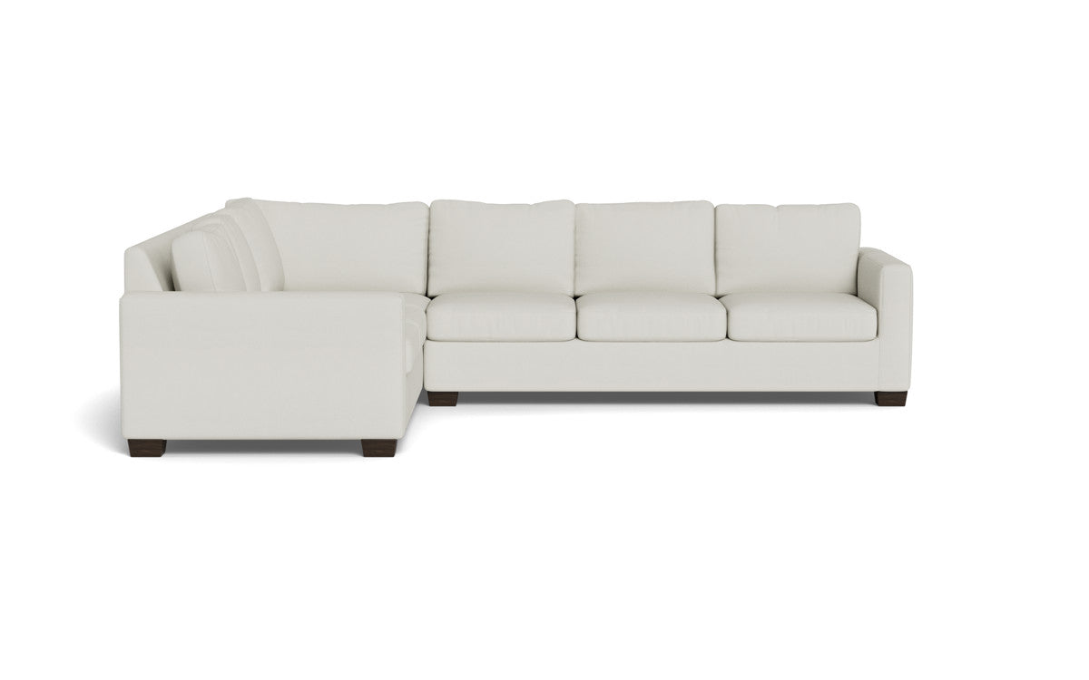 Track 121" Left Corner Sectional - Villa Ivory