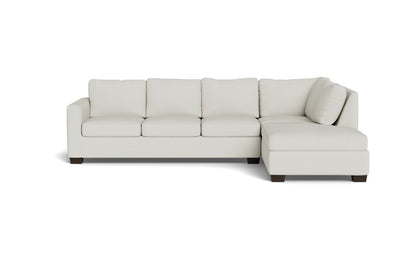 Track 121" Right Chaise Sectional - Villa Ivory