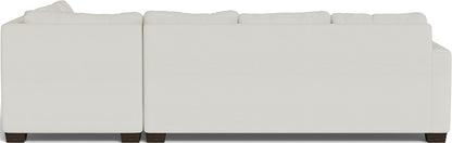 Track 121" Right Chaise Sectional - Villa Ivory