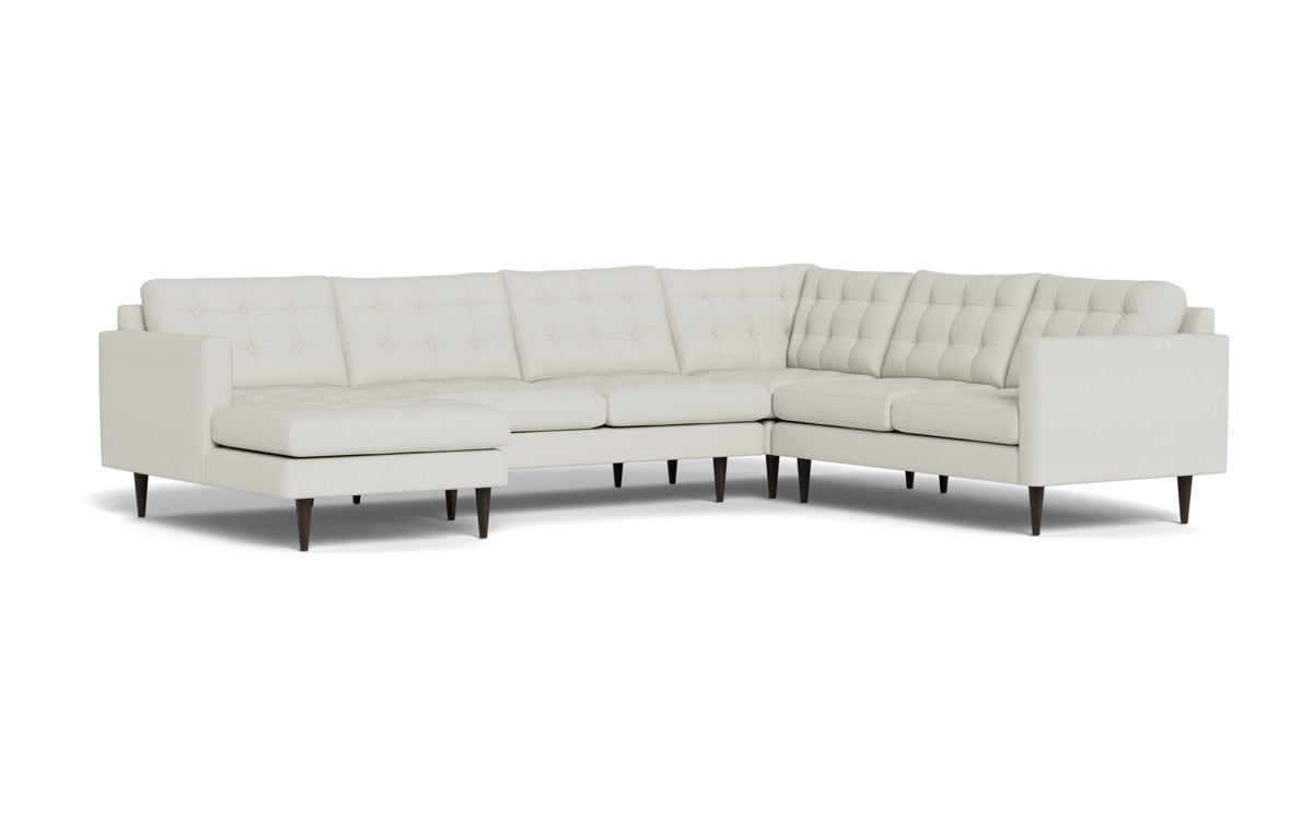 Wallace 131" Corner Sectionals w. Left Chaise - Villa Ivory