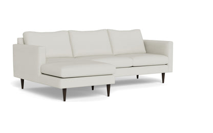 Wallace 98" Untufted Left Chaise Sectional - Villa Ivory
