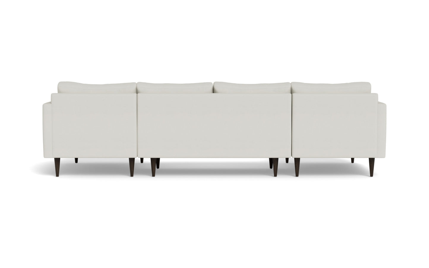 Wallace 126" Untufted Double Chaise U Sectional