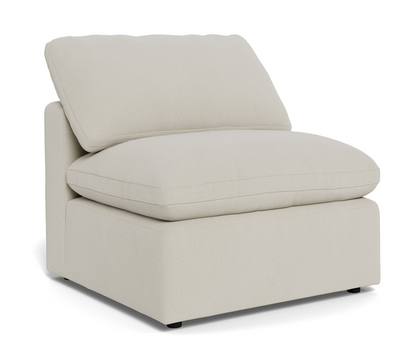 Fluffy Small Armless Chair - Villa Oyster