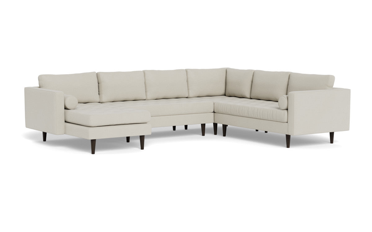 Ladybird 133" Corner Sectional with Left Chaise - Villa Oyster