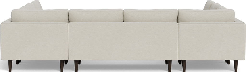 Ladybird 134" U Sectional - Villa Oyster