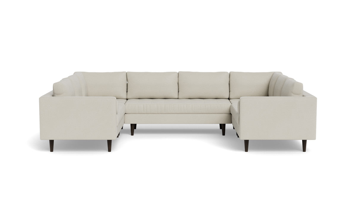 Ladybird 134" U Sectional - Villa Oyster